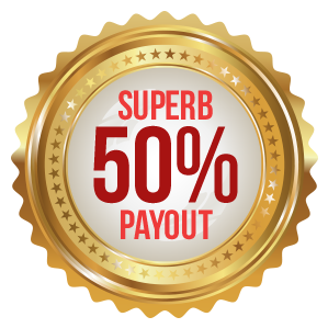 Superb 50% Payout